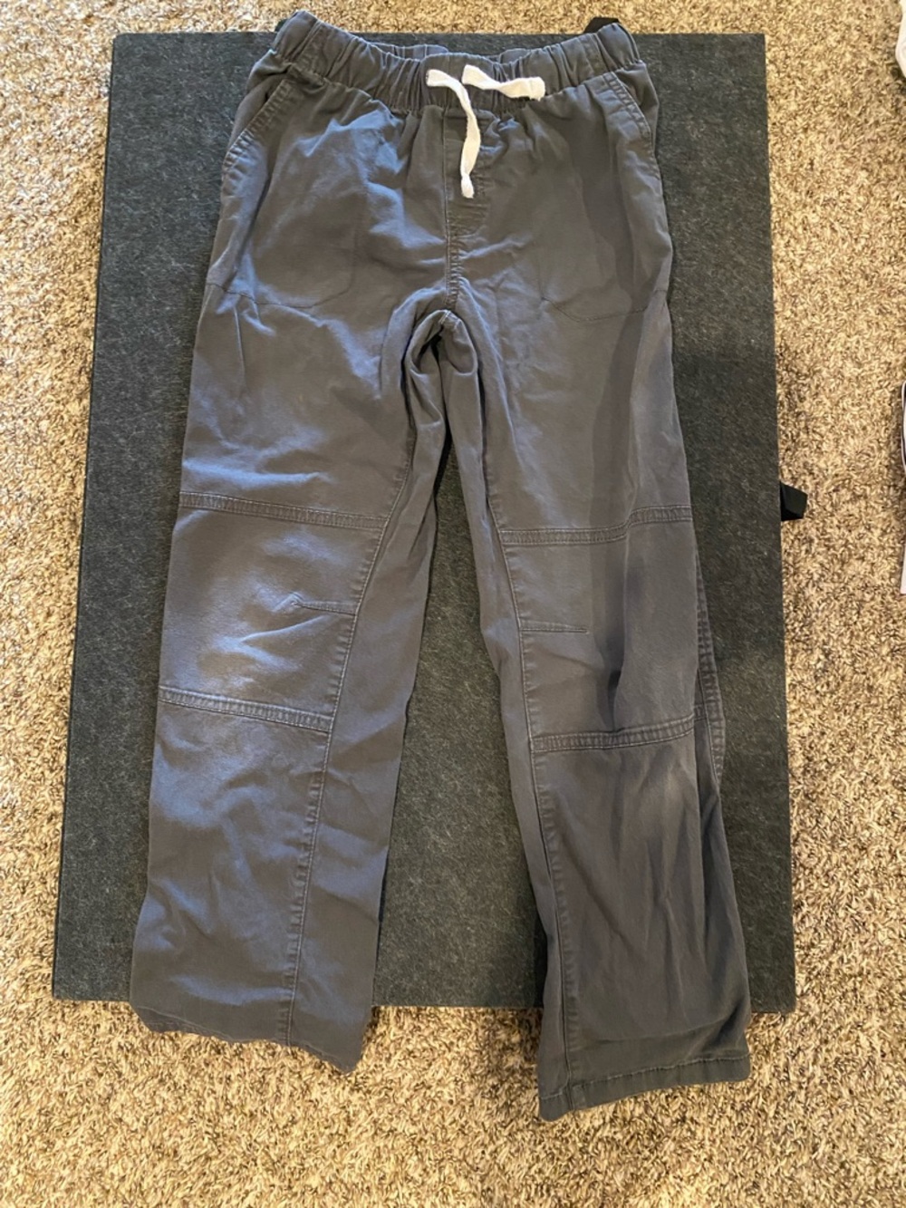 Cat & Jack Men's Charcoal Gray Drawstring Joggers